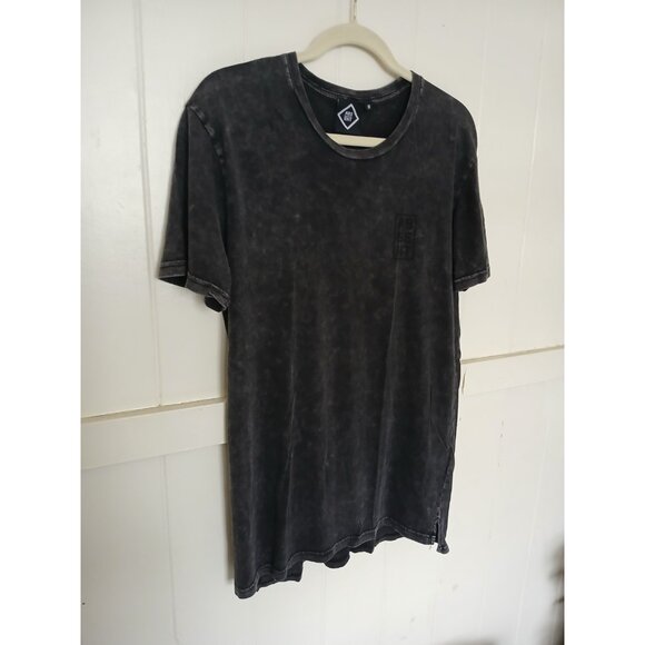 Absent EXCHEQUER TEE Graphic T Shirt Mens M Charcoal Gray Cotton Short Sleeve - Picture 10 of 16